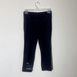 Under Armour Black And‎ White Capri Yoga Leggings Pants Women's Size Small